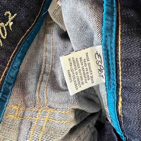 Espirit Dark Wash Mid Rise Bootcut Jeans - Picture 8 of 9